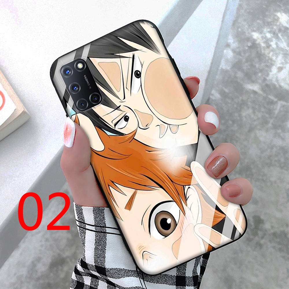 Ốp điện thoại silicon in hình anime Haikyuu cho Oppo A1 A1K A9 A12 A31 A52 A72 A92 A92S