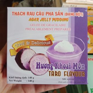 Bột rau câu Agar hoa quả đủ vị 140g