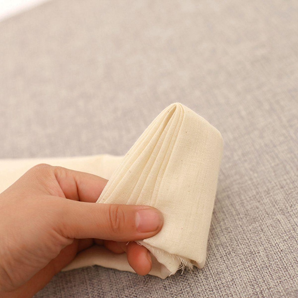 AUGUSTINA Vải Cotton Lọc Tự Nhiên Không Tẩy Trắng Có Thể Tái Sử Dụng Cho Hạt Sữa Đậu Bánh Mì