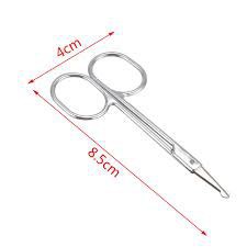 Kéo cắt lông mũi 9×4×0.2cm⚡𝗙𝗥𝗘𝗘 𝗦𝗛𝗜𝗣⚡Kéo có kích thước nhỏ gọn,sử dụng hoặc mang theo trong túi đồ trang điểm