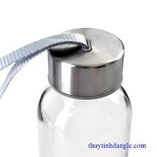 Bình Nước Thủy Tinh 300ml Có Dây Xách