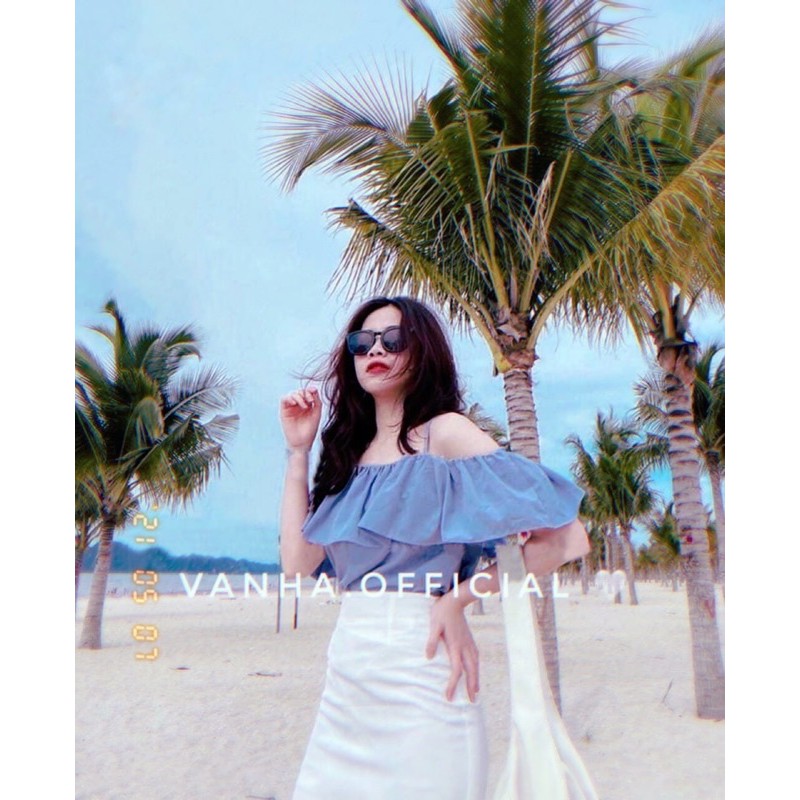 [Mã WASTCOOL giảm 15% tối đa 50K đơn 99K] BÁN SỈ SÉT ÁO XANH TRỄ VAI MIX CHÂN VÁY TRẮNG CHO NỮ | BigBuy360 - bigbuy360.vn