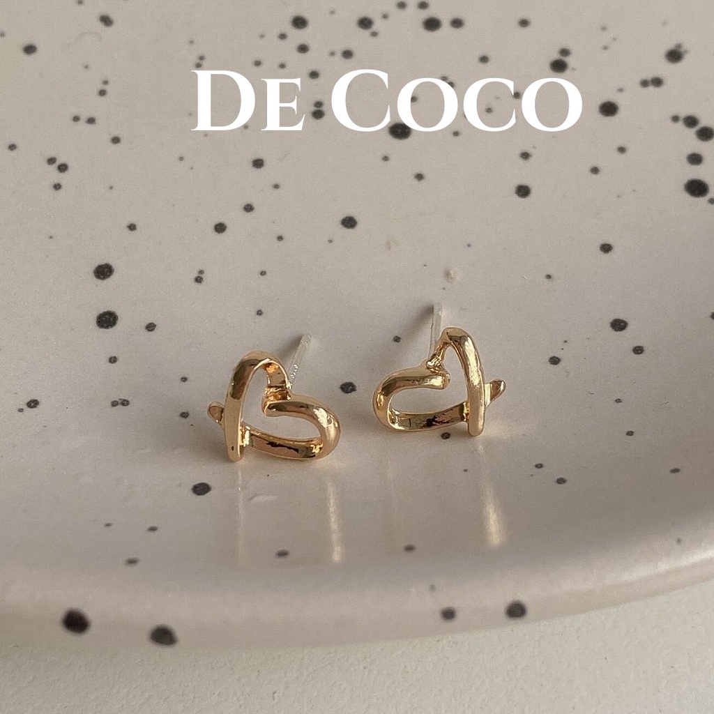 Bông tai trái tim Lisa De Coco decoco.accessories