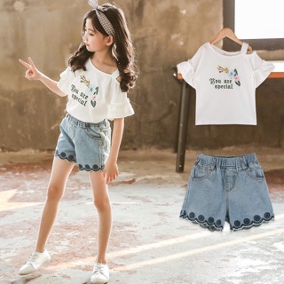 Combo set áo phông quần lửng