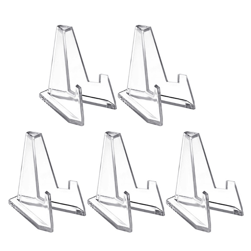 Bộ 5 Giá Đỡ Trưng Bày Tiền Xu Sưu Tầm Bằng Acrylic
