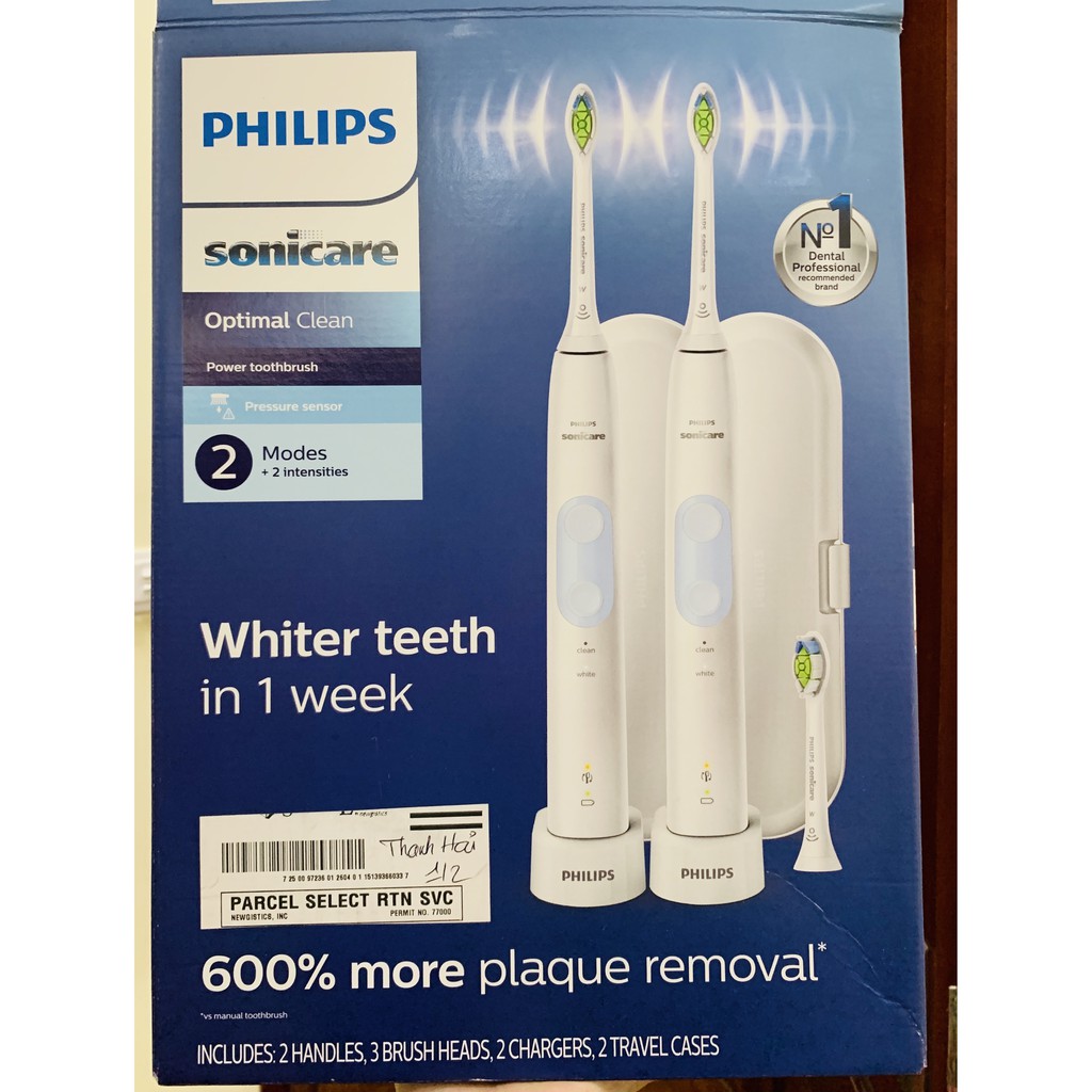 Bàn chải điện Philips Sonicare OptimalClean Rechargeable Toothbrush