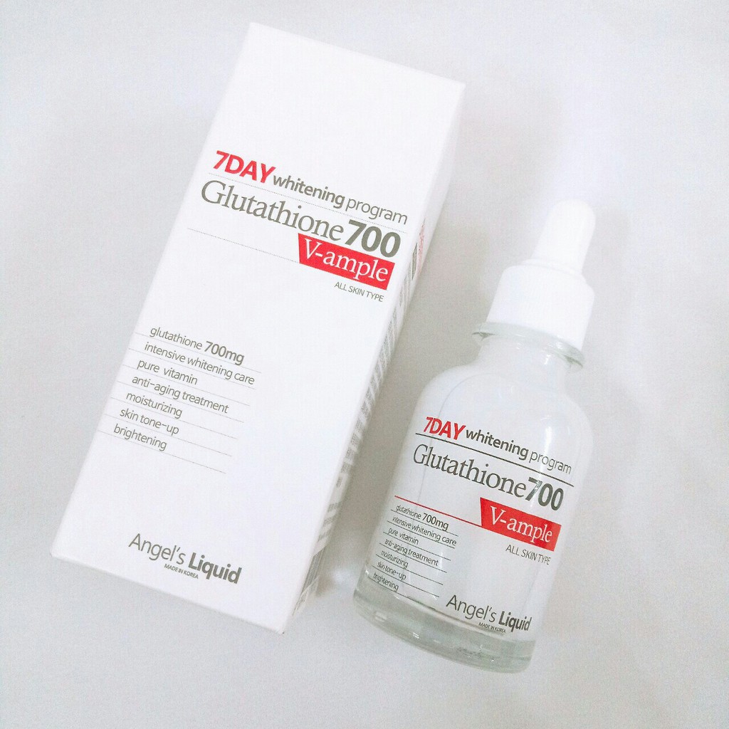 [GIÁ GỐC] Huyết thanh trắng da 7day Whitening Program Glutathione 700 V-ample