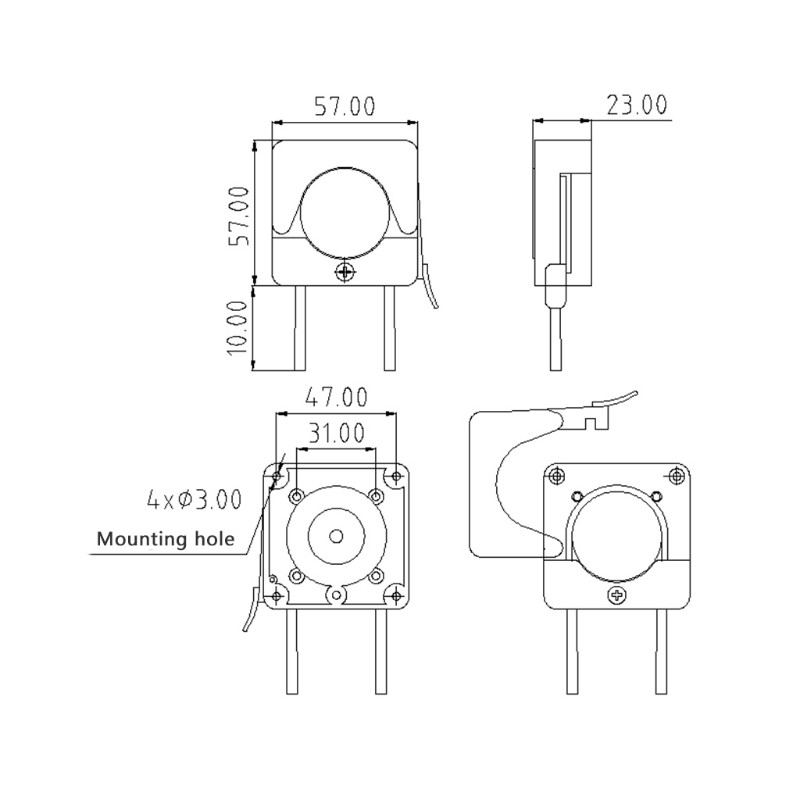 Máy bơm nhu động OEM ag