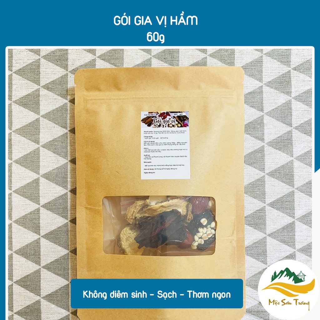 [Sét 5 túi] Gia Vị Hầm Sạch Thơm Ngon 8 Vị Thảo Mộc (Mộc Sơn Trang)