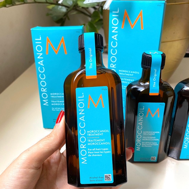 Tinh dầu dưỡng tóc Moroccanoil cấp ẩm phục hồi tóc khô xơ chai 100ml