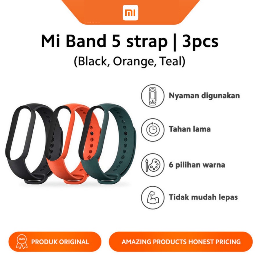 1 Set Dây Đeo Tay Thay Thế Cho Đồng Hồ Thông Minh Xiaomi Mi Band 5