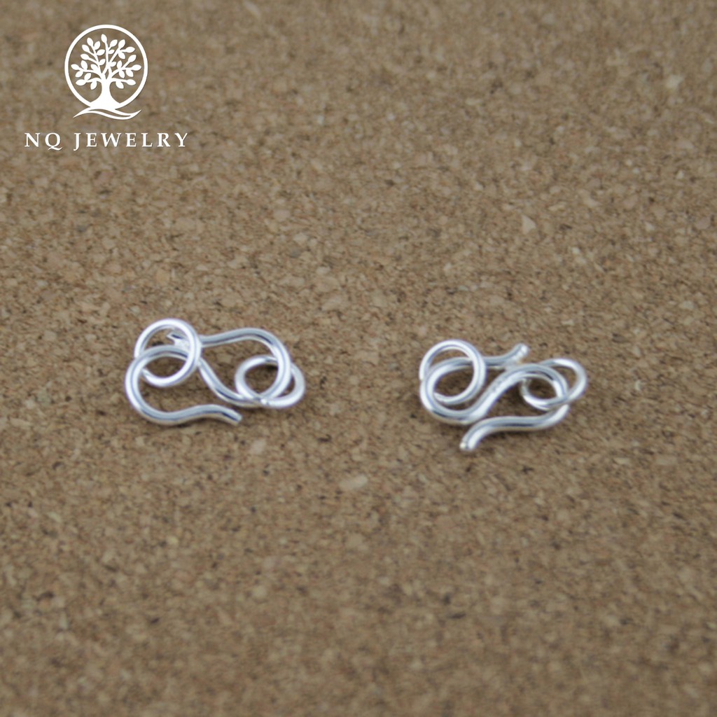 Charm bạc khóa chữ S - NQ Jewelry