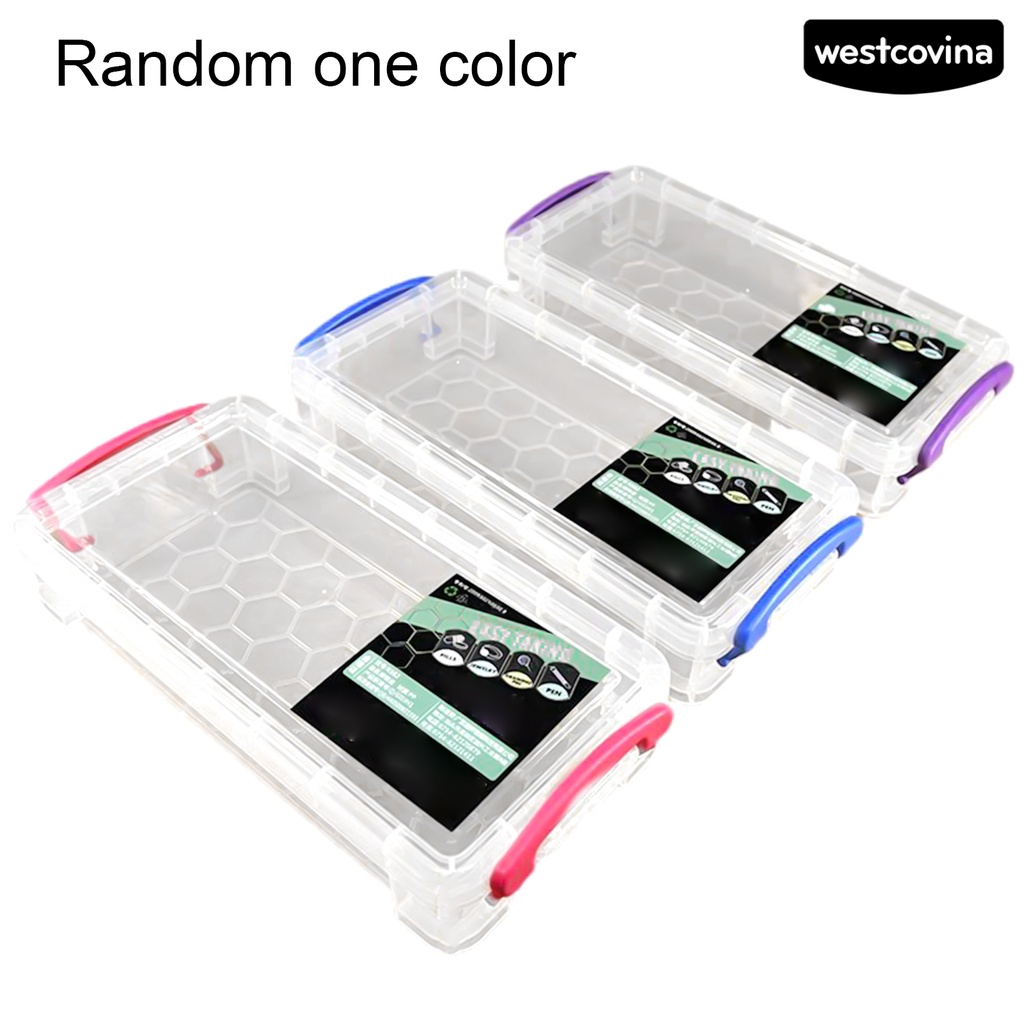 [Hot]✍Hộp Đựng Bút Trong Suốt Chống Bụi Chịu Lực Tốt Tiện Dụng