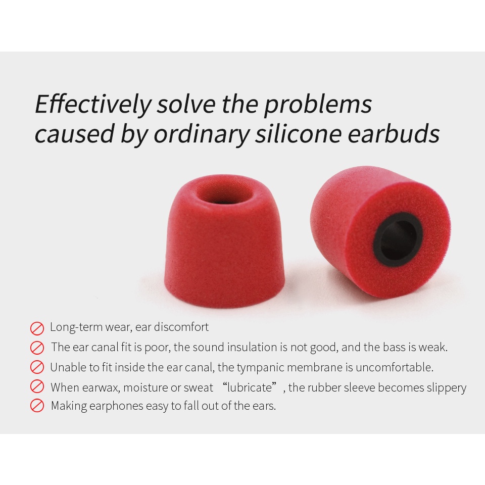 3 Cặp nút bọc tai nghe FAAEAL cách âm size S M L