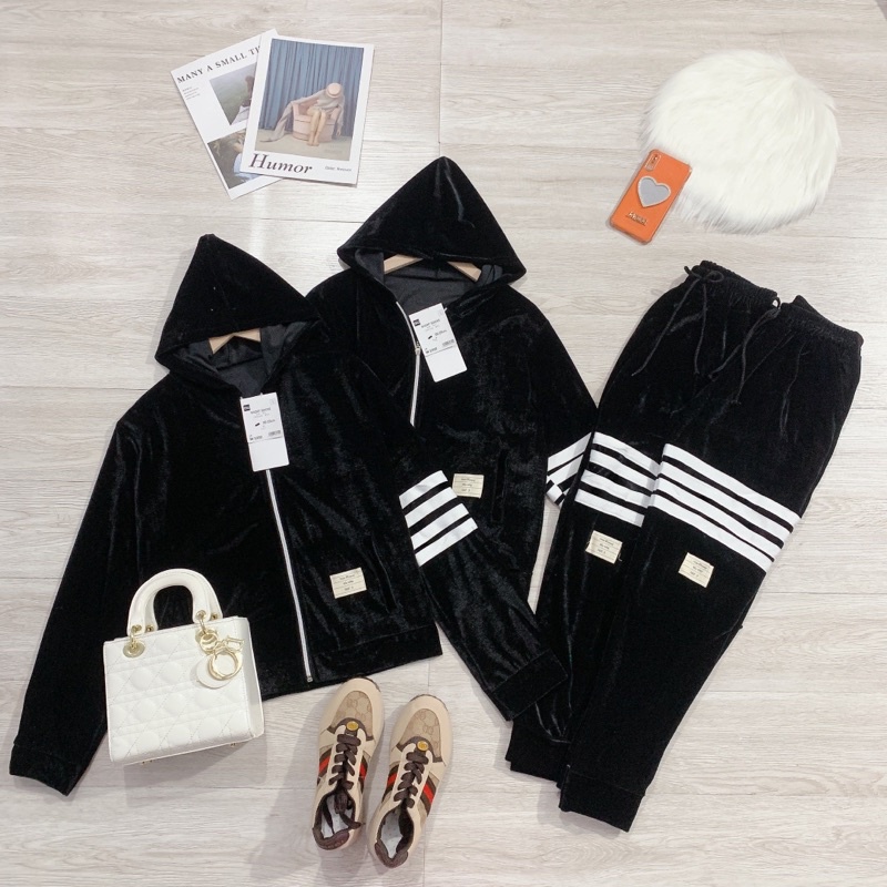 SET BỘ NHUNG THOME KHOÁ MŨ SỌC TAY SIÊU HOT | BigBuy360 - bigbuy360.vn