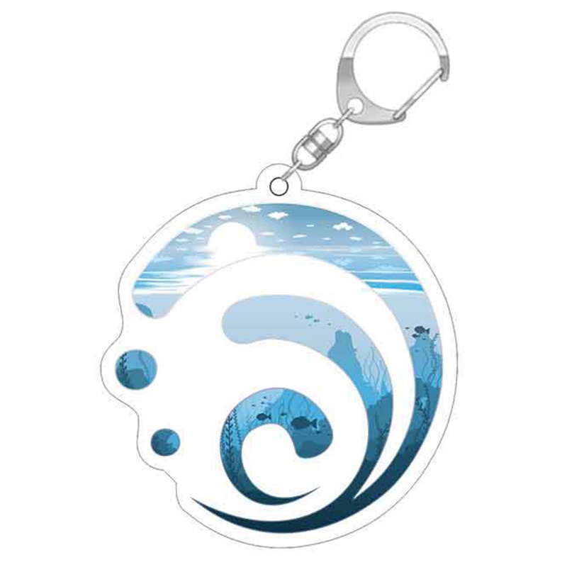 Móc Khóa Acrylic Laser tmdbyx Genshin Va Chạm