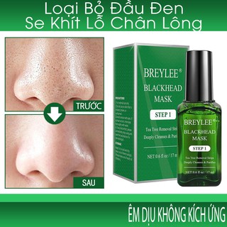 [Hàng Mới Về] BREYLEE Step 1 Serum Lột Mụn Lột Đầu Đen Mụn Cám Tri Mụn Kiềm Dầu Làm Sạch Da Loại Bỏ Mụn Trứng Cá 17ml