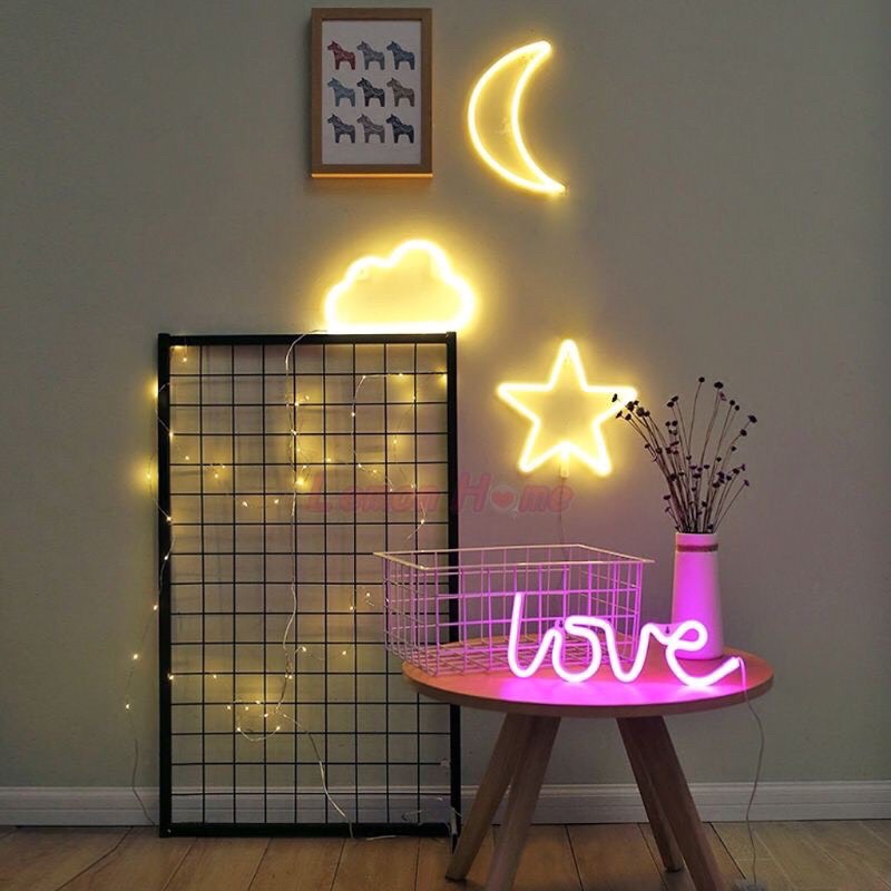 Đèn led neon chữ Love trang trí decor sinh nhật, phòng cưới, kỉ niệm