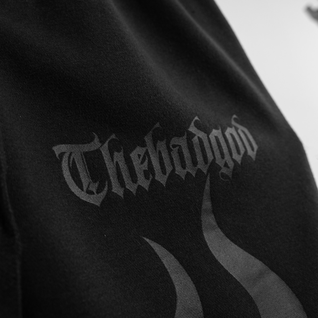 Quần shorts The Bad God Black Fire