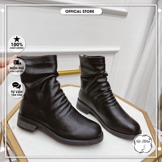 👠👟[ HÀNG CAO CẤP ] Boot nhăn cổ cao [ SIÊU HOT ]⚡