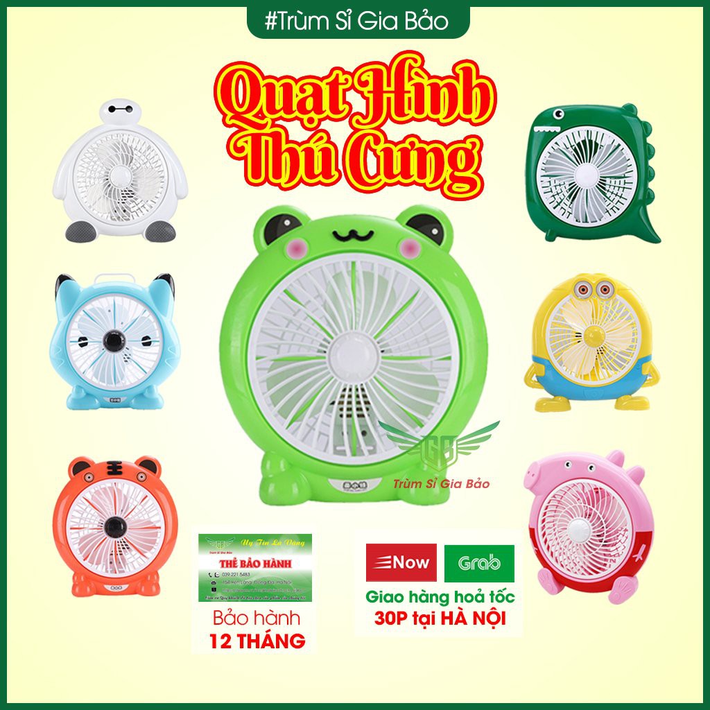 Quạt Mini Để Bàn Hình Thú Cắm Điện 🌟BẢO HÀNH 12 THÁNG🌟 Quạt Hình Động Vật Đáng Yêu, Cute Cho Các Bé,Học Sinh, Sinh Viên | WebRaoVat - webraovat.net.vn