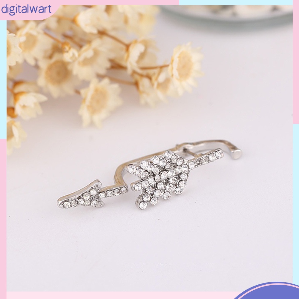 Khuyên Tai Đính Đá Hình Mũi Tên Thời Trang Cho Nữ