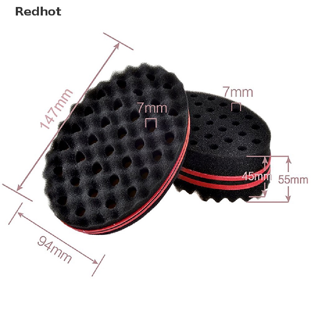 &lt; Redhot &gt; Mút Xốp Tạo Kiểu Tóc Gợn Sóng Cho Dreads Afro Locs