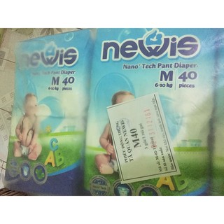 (NHẬP MÃ TKBSB15K GIẢM THÊM 15K)Bỉm NEWIS quần M40/L36/XL32