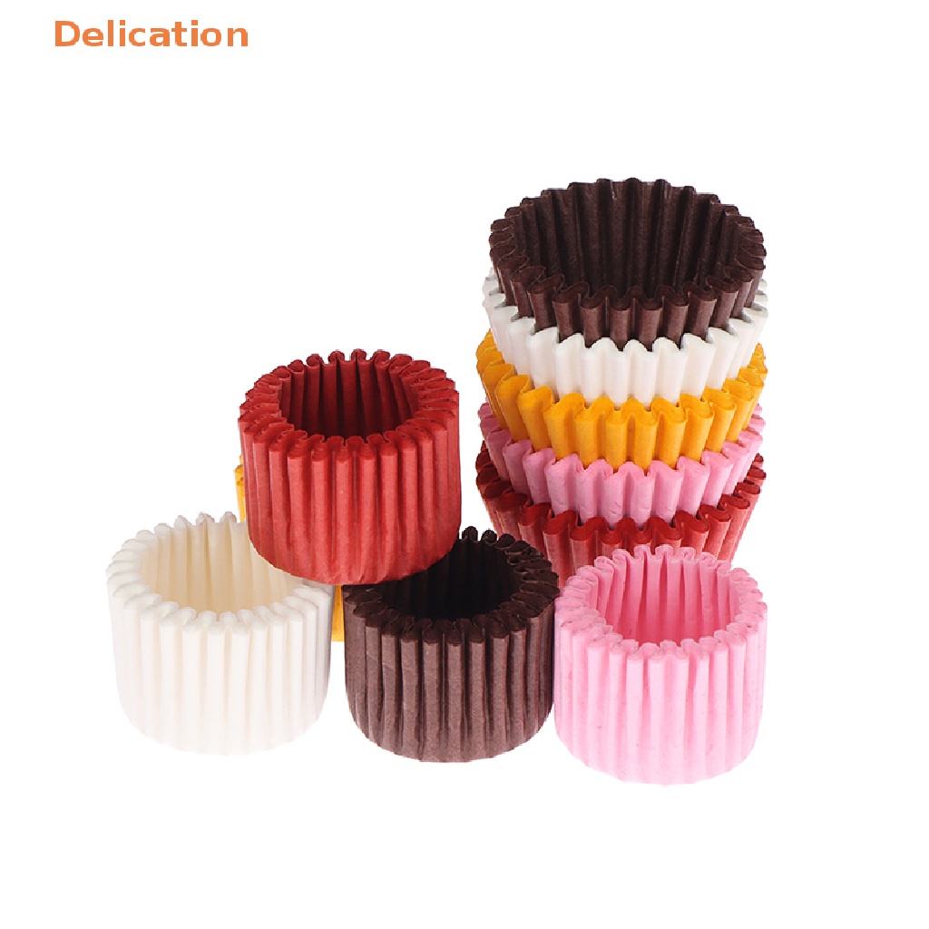 Set 1000 Giấy Lót Bánh Cupcake / Muffin / Socola Mini Màu Sắc Trơn