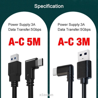 Link Cable Soft Fast Charging Data Transfer VR Game Gaming PC With Signal Booster For Oculus Quest