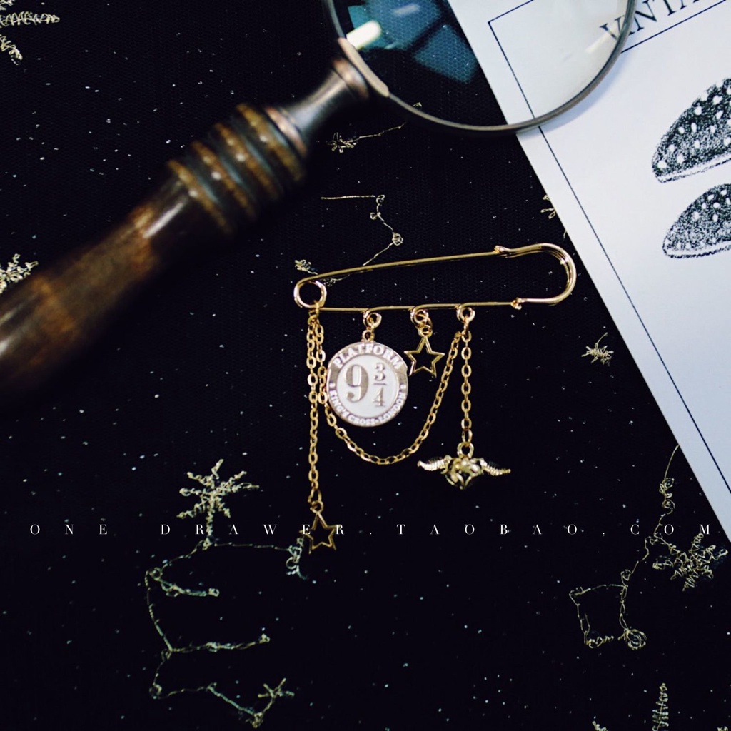 Ghim Cài Áo Trang Trí Hình Logo Các Hành Tinh Harry Potter 943