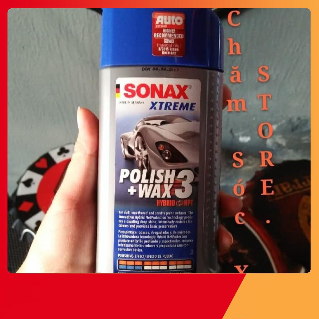 SONAX XÓA XƯỚC ĐÁNH BÓNG BẢO VỆ SƠN SONAX POLISH+  SONAX WAX3 202100