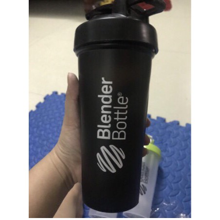 Bình lắc tập Gym bình nước Shake bottle On Gold Standard chính hãng 2 ngăn đen, 3 ngăn trắng.