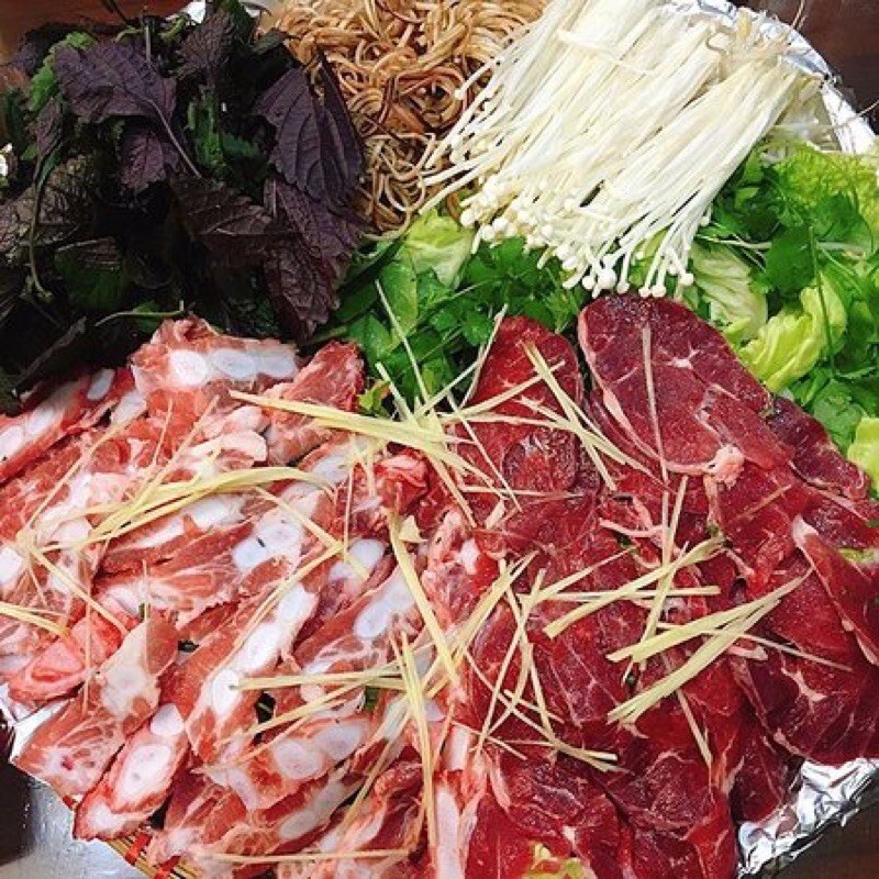 Sụn non heo khay 500gr thái mỏng, thái nhỏ tiện lợi  3M FOOD GS