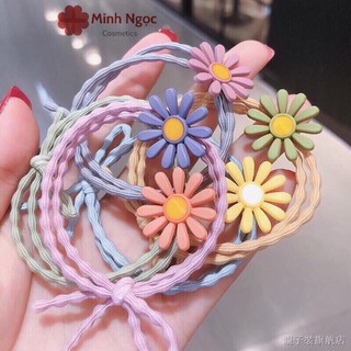 ⚜️FREESHIP⚜️ Dây Buộc Tóc Hoa Cúc Chi nhiều màu sắc