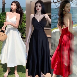 ĐẦM MAXI HAI DÂY ĐẮP NGỰC NƠ LƯNG