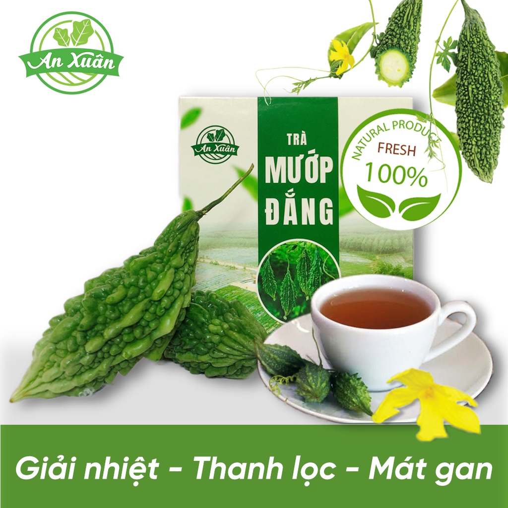 Trà Túi Lọc Khổ Qua An Xuân 40gr [CHÍNH HÃNG] Giúp giảm căng thẳng, mát gan bảo vệ sức khỏe gia đình