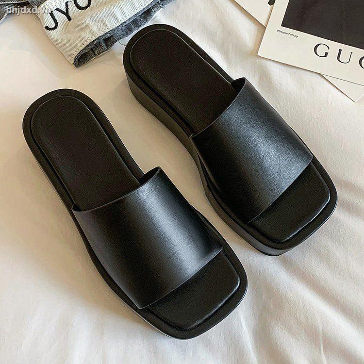 ↂ✵◙Dép Lê Đế Xốp Dày Mẫu 2021 Thời Trang Mùa Hè Hàn Quốc Mới Cho Nữ