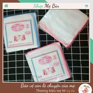 Khăn Sữa Xô Trắng Loại 2/3/4 Lớp Xuất Nhật Cao Cấp 10 chiếc Shop Mẹ Bin