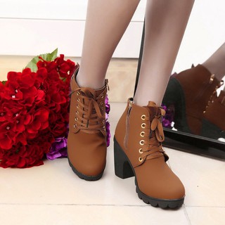 🎐HS🎐Giày boot nhung cao cổ