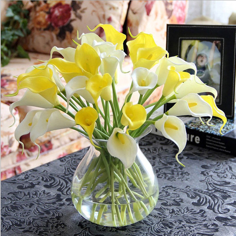 Bó hóa Calla Lily giả 10 nhánh cho cô dâu