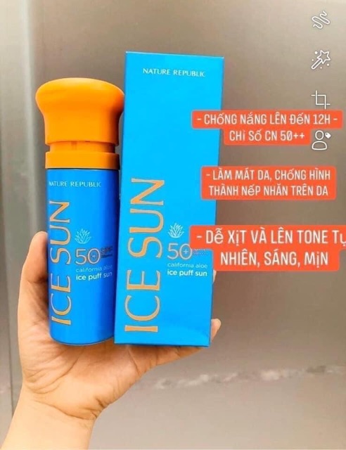 Kem chống nắng ICE SUN❤️Kem chống nắng 3in1- TRẮNG BẬT TONE❤️