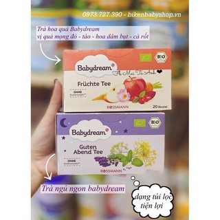 Trà hoa quả hữu cơ Babydream cho bé date 2022