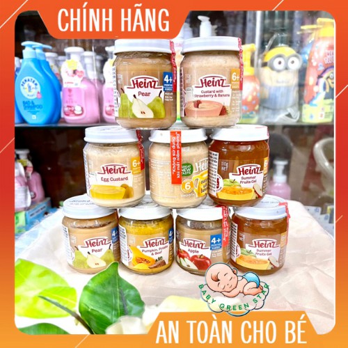 Trái cây nghiền HEINZ 110gr (hũ thủy tinh) Date 2/2022