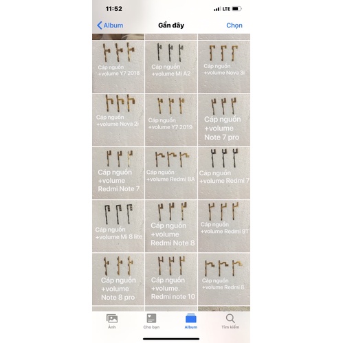 Cáp nguồn, volume Mi A2