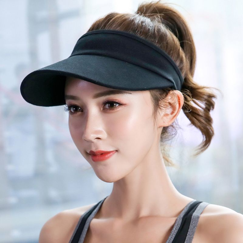 Mũ Lưỡi Trai Hở Chóp Màu Sắc Trơn Nhanh Khô Thời Trang Mùa Hè Cho Nam Và Nữ