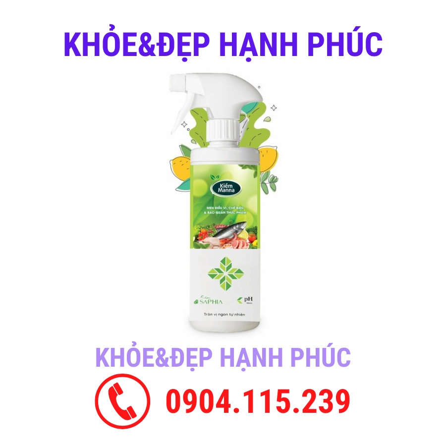 Kiềm manna bảo quản thực phẩm – 500 ml/chai