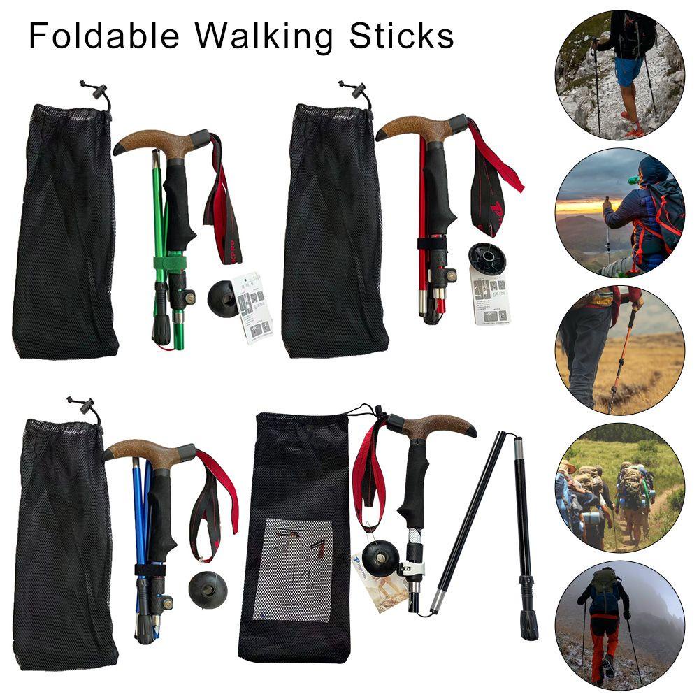 Gậy Đi Bộ Gấp Gọn Tiện Lợi 4 Kiểu Tùy Chọn