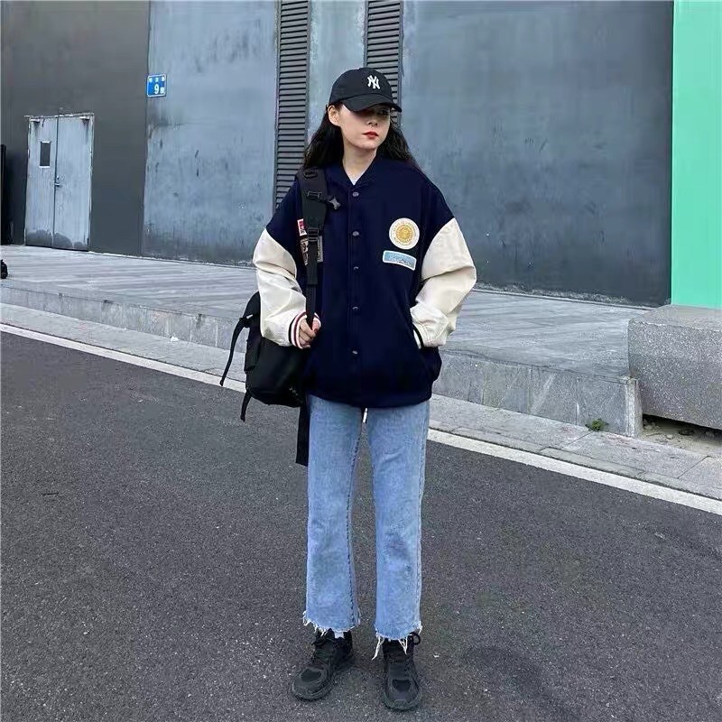 [ORDER] Áo khoác Bomber Bóng Chày (Kèm ảnh thật tự chụp) | BigBuy360 - bigbuy360.vn