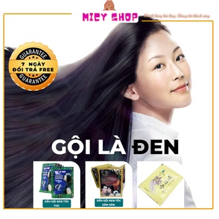 Gội đen tóc thảo dược nhân sâm Hàn Quốc gội là đen gói 30ml mã MICY095